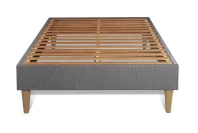 Ensemble Matelas Sommier 90x190 cm - Sommier Gris (en kit) - Memo Zen Ensemble Matelas Sommier 90x190 cm - Sommier Gris (en kit) - Memo Zen