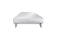 Ensemble Matelas Sommier 90x190 cm - Sommier Blanc (déjà monté) - Memo Bio Ensemble Matelas Sommier 90x190 cm - Sommier Blanc (déjà monté) - Memo Bio