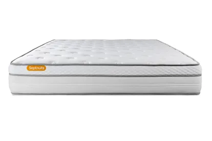 Matelas 180x200 cm Ressorts ensach&eacute;s et M&eacute;moire de forme - Memo Luxe