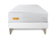 Ensemble Matelas Sommier 90x190 cm - Sommier Blanc (en kit) - Memo Bio Ensemble Matelas Sommier 90x190 cm - Sommier Blanc (en kit) - Memo Bio