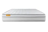 Ensemble Matelas Sommier 140x200 cm - Sommier Blanc (déjà monté) - Memo Luxe Ensemble Matelas Sommier 140x200 cm - Sommier Blanc (déjà monté) - Memo Luxe